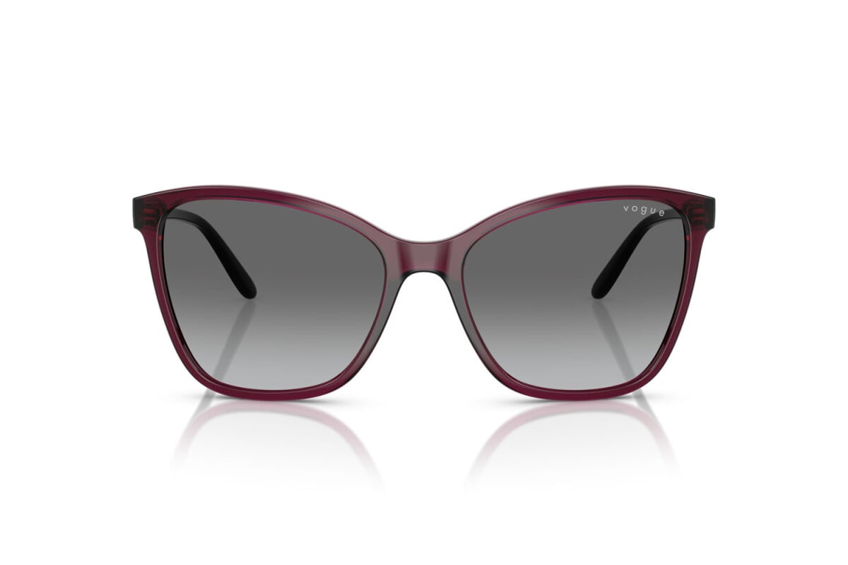 VOGUE - 298911 CILIEGIA TRASPARENTE | OCCHIALE DA SOLE DONNA - VO 5520S TAGLIA 56