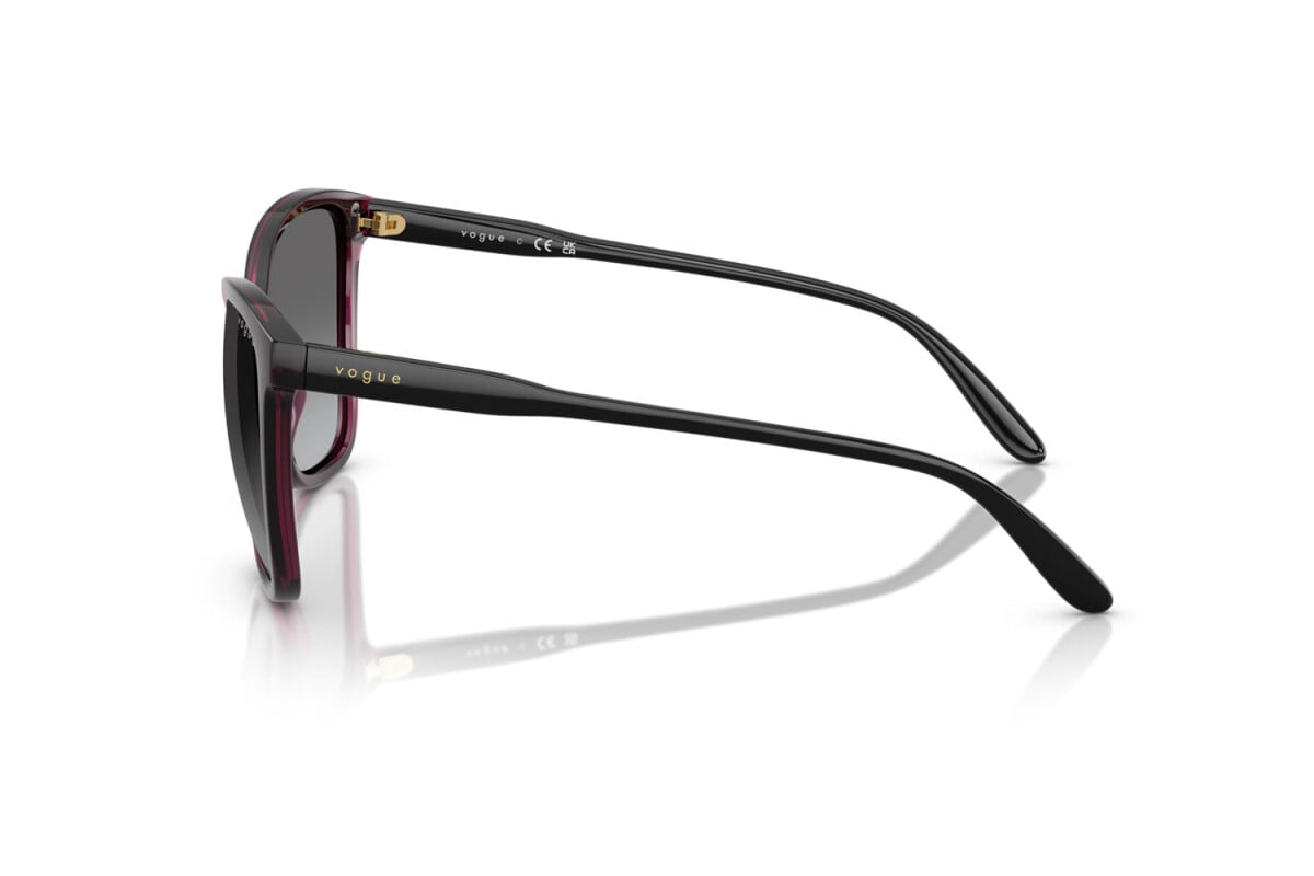 VOGUE - 298911 CILIEGIA TRASPARENTE | OCCHIALE DA SOLE DONNA - VO 5520S TAGLIA 56