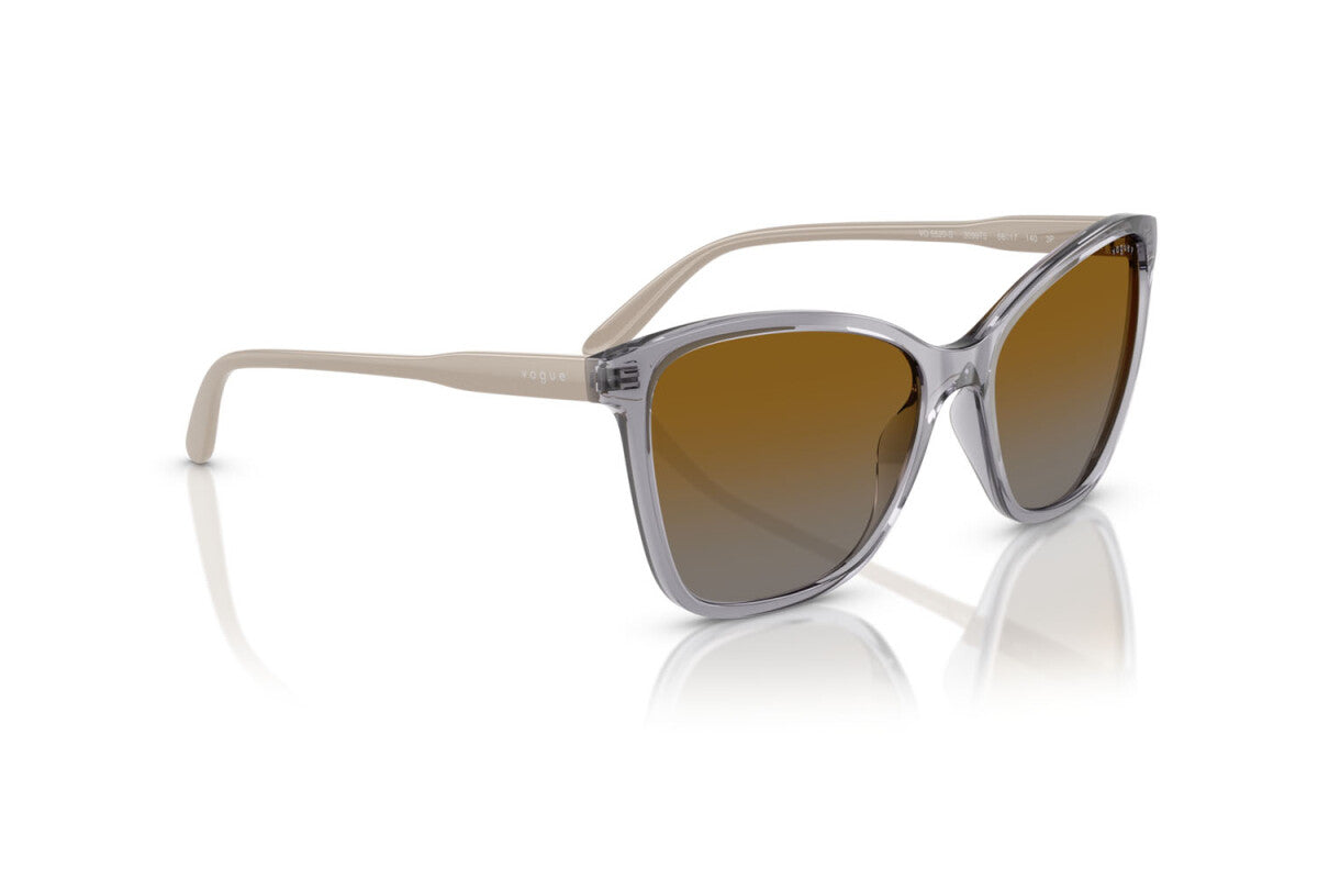 VOGUE - 3099T5 GRIGIO TRASPARENTE | OCCHIALE DA SOLE DONNA - VO 5520S TAGLIA 56