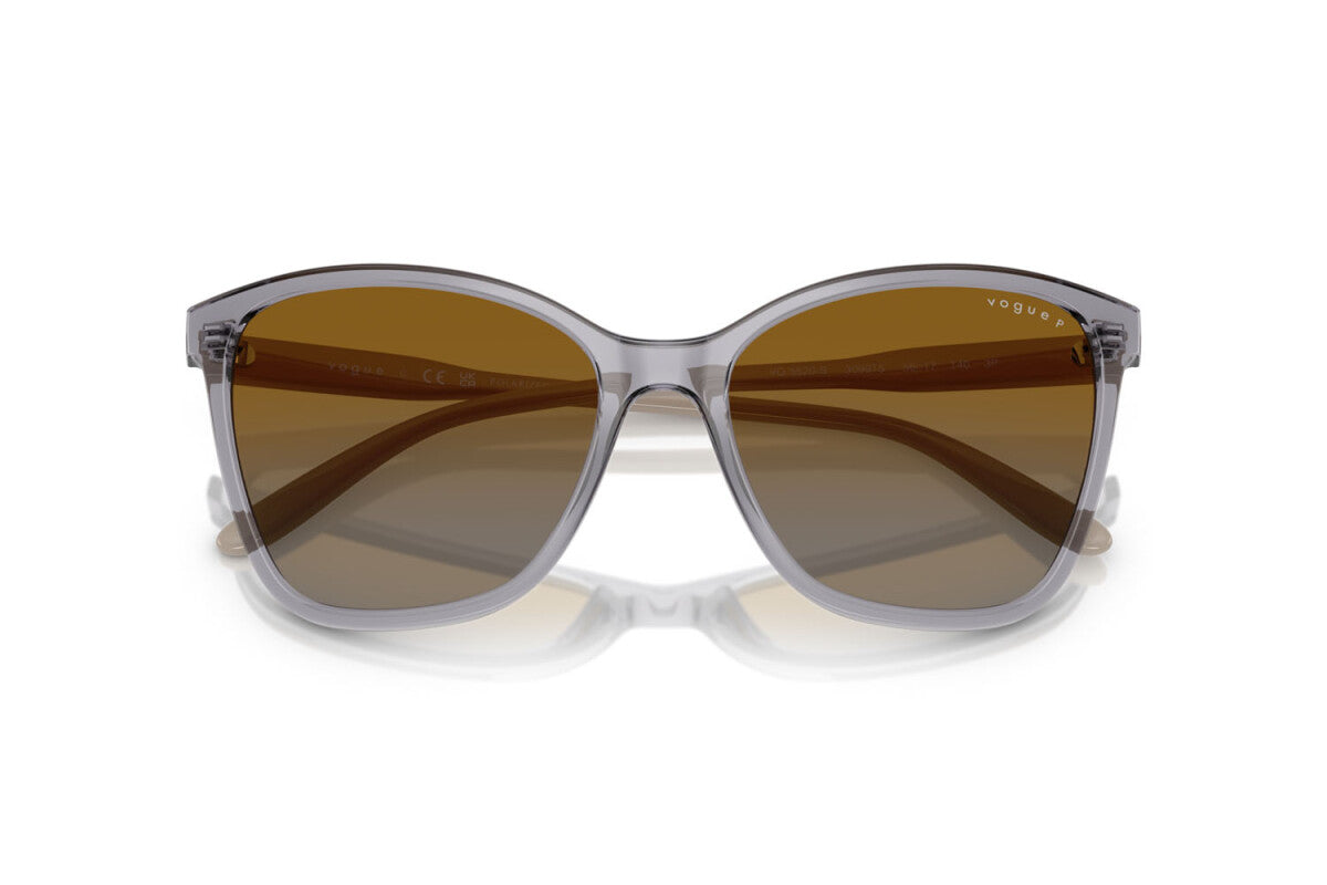 VOGUE - 3099T5 GRIGIO TRASPARENTE | OCCHIALE DA SOLE DONNA - VO 5520S TAGLIA 56