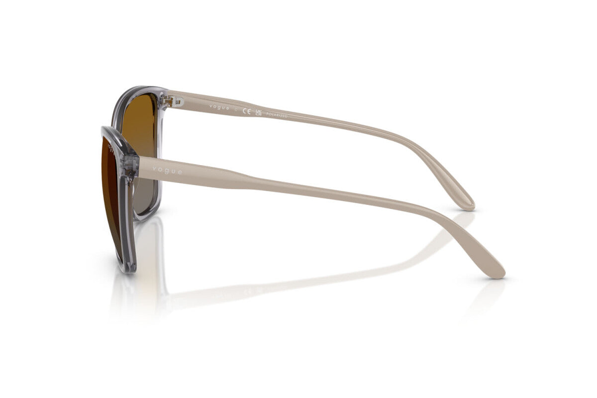 VOGUE - 3099T5 GRIGIO TRASPARENTE | OCCHIALE DA SOLE DONNA - VO 5520S TAGLIA 56