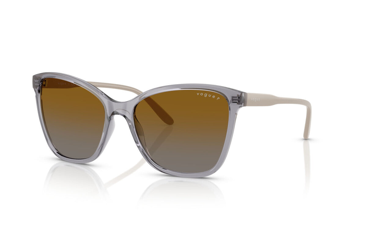 VOGUE - 3099T5 GRIGIO TRASPARENTE | OCCHIALE DA SOLE DONNA - VO 5520S TAGLIA 56
