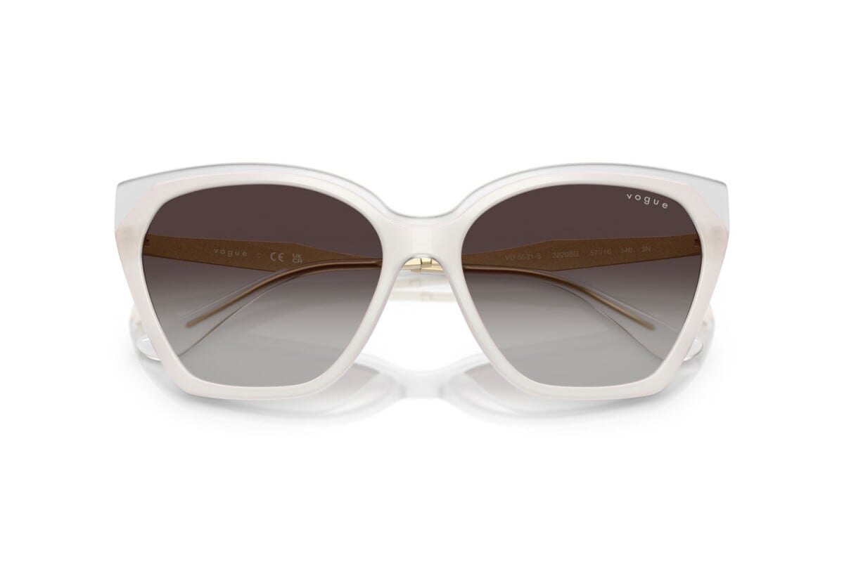 VOGUE - 32208G TOP BIANCO/LATTE OPALE | OCCHIALE DA SOLE DONNA - VO 5521S TAGLIA 57