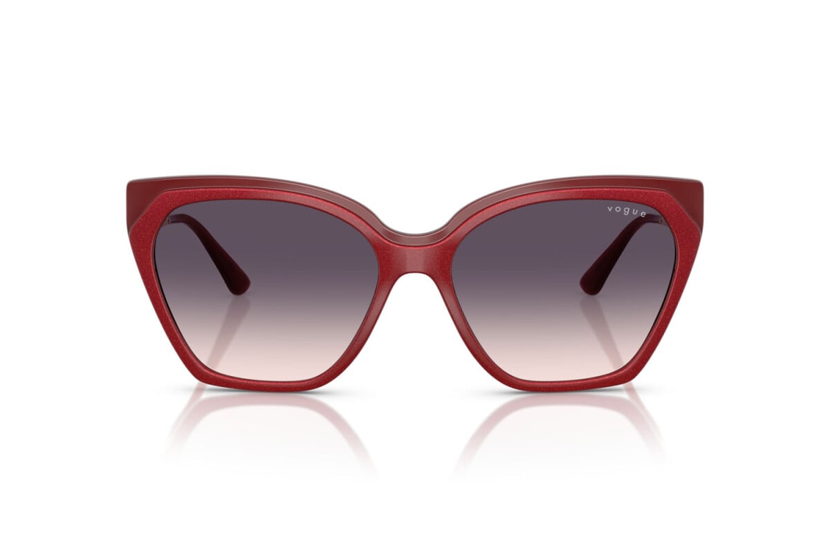 VOGUE - 322136 ROSSO SUPERIORE/ROSSO OPALE | OCCHIALE DA SOLE DONNA - VO 5521S TAGLIA 57