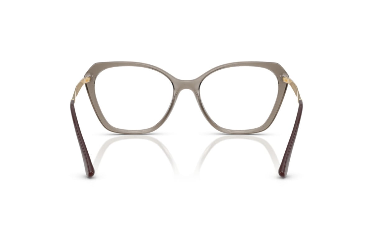 VOGUE - 3156 MARRONE TRASPARENTE | OCCHIALE DA VISTA DONNA - VO 5522 TAGLIA 54