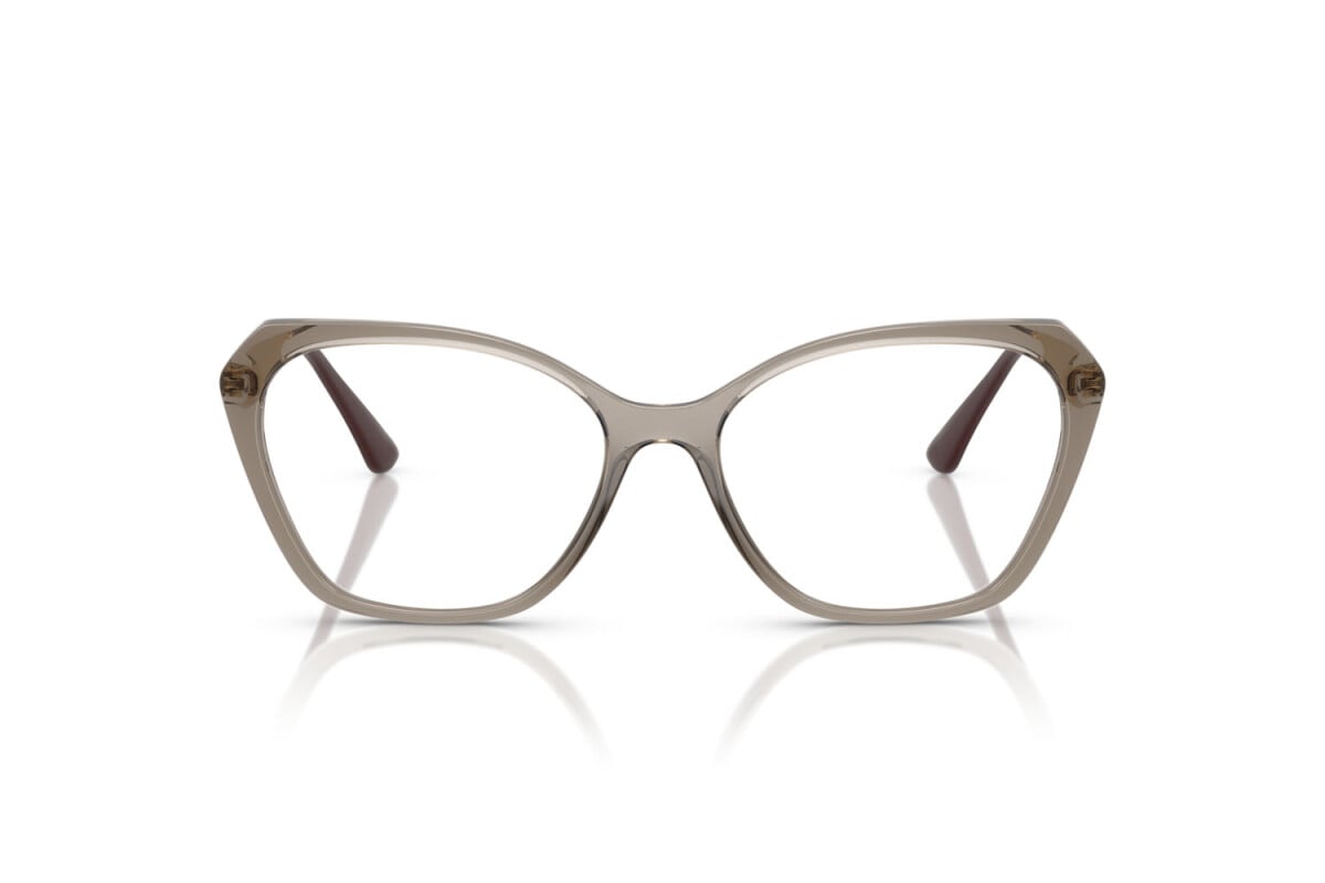 VOGUE - 3156 MARRONE TRASPARENTE | OCCHIALE DA VISTA DONNA - VO 5522 TAGLIA 54