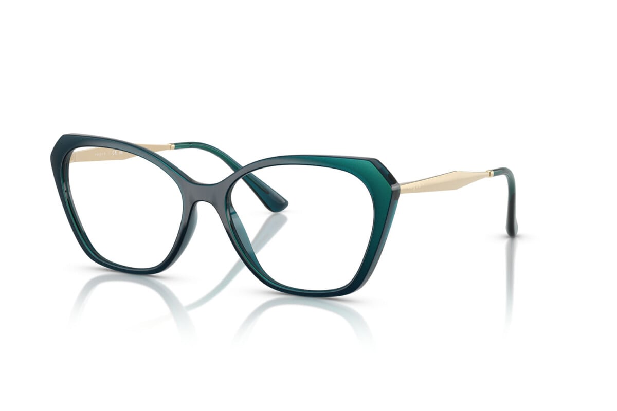 VOGUE - 3224 TOP BLU/OTTANIO TRASPARENTE | OCCHIALE DA VISTA DONNA - VO 5522 TAGLIA 52