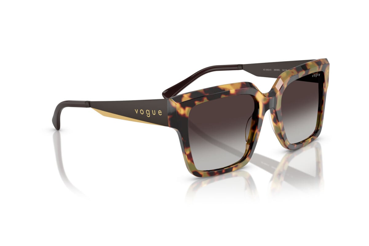 VOGUE - 26058G TARTARUGA GIALLA | OCCHIALE DA SOLE DONNA - VO 5553S TAGLIA 54