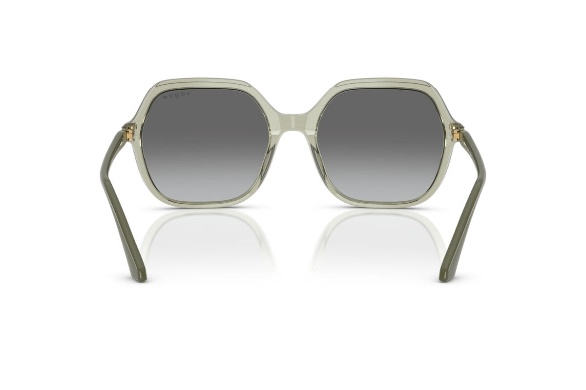 VOGUE - 302211 VERDE TRASPARENTE | OCCHIALE DA SOLE DONNA - VO 5561S TAGLIA 56