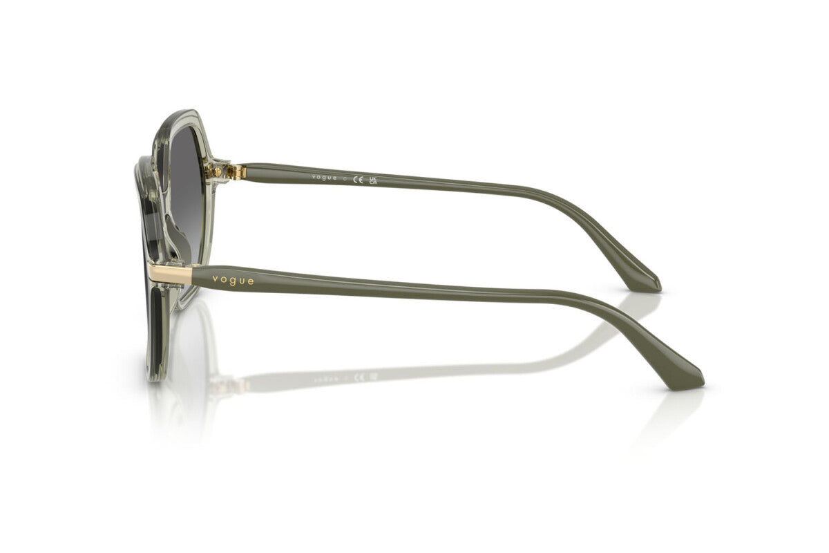 VOGUE - 302211 VERDE TRASPARENTE | OCCHIALE DA SOLE DONNA - VO 5561S TAGLIA 56