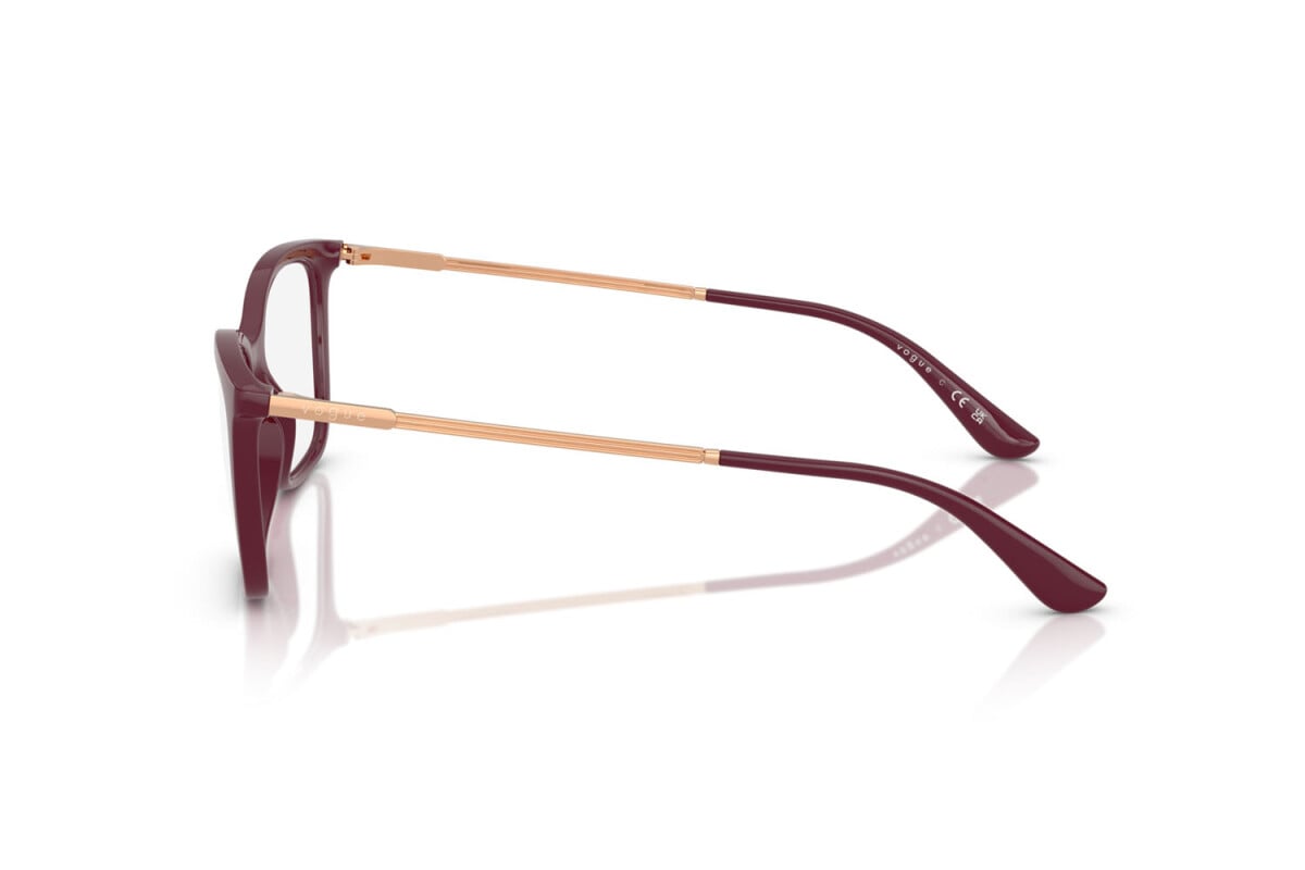 VOGUE - 2875 CILIEGIA PIENA | OCCHIALE DA VISTA DONNA - VO 5563 TAGLIA 51