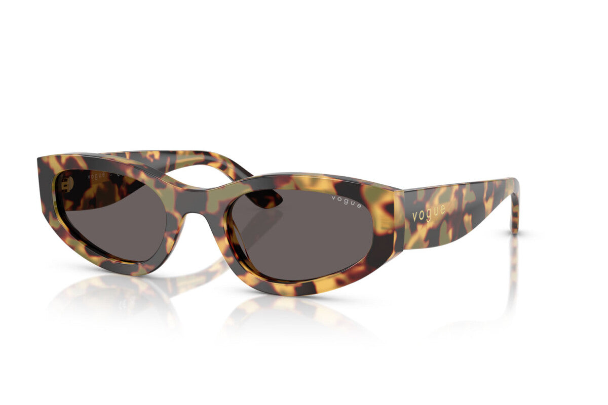 VOGUE - 260587 TARTARUGA GIALLA | OCCHIALE DA SOLE DONNA - VO 5585S TAGLIA 54