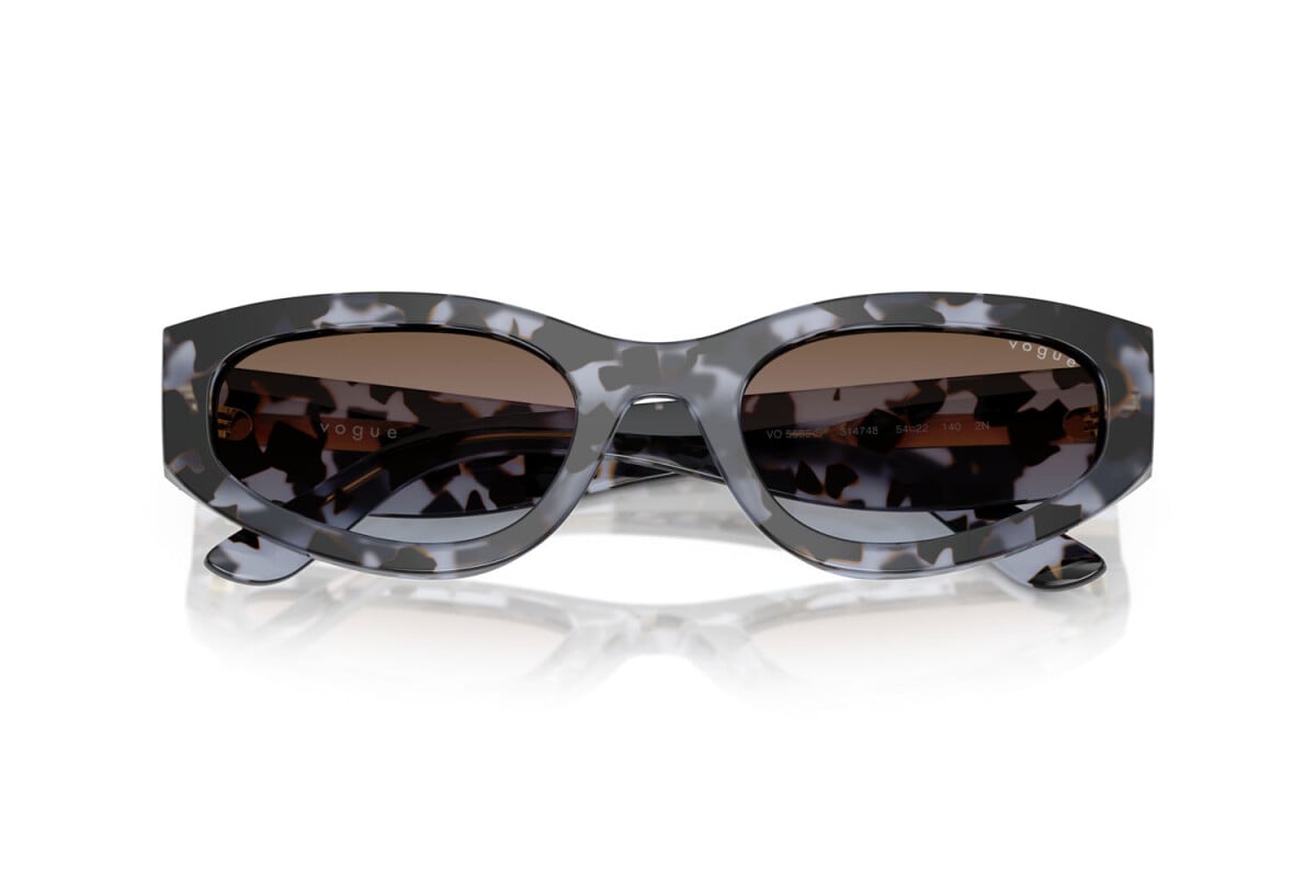 VOGUE - 314748 TARTARUGA BLU | OCCHIALE DA SOLE DONNA - VO 5585S TAGLIA 53