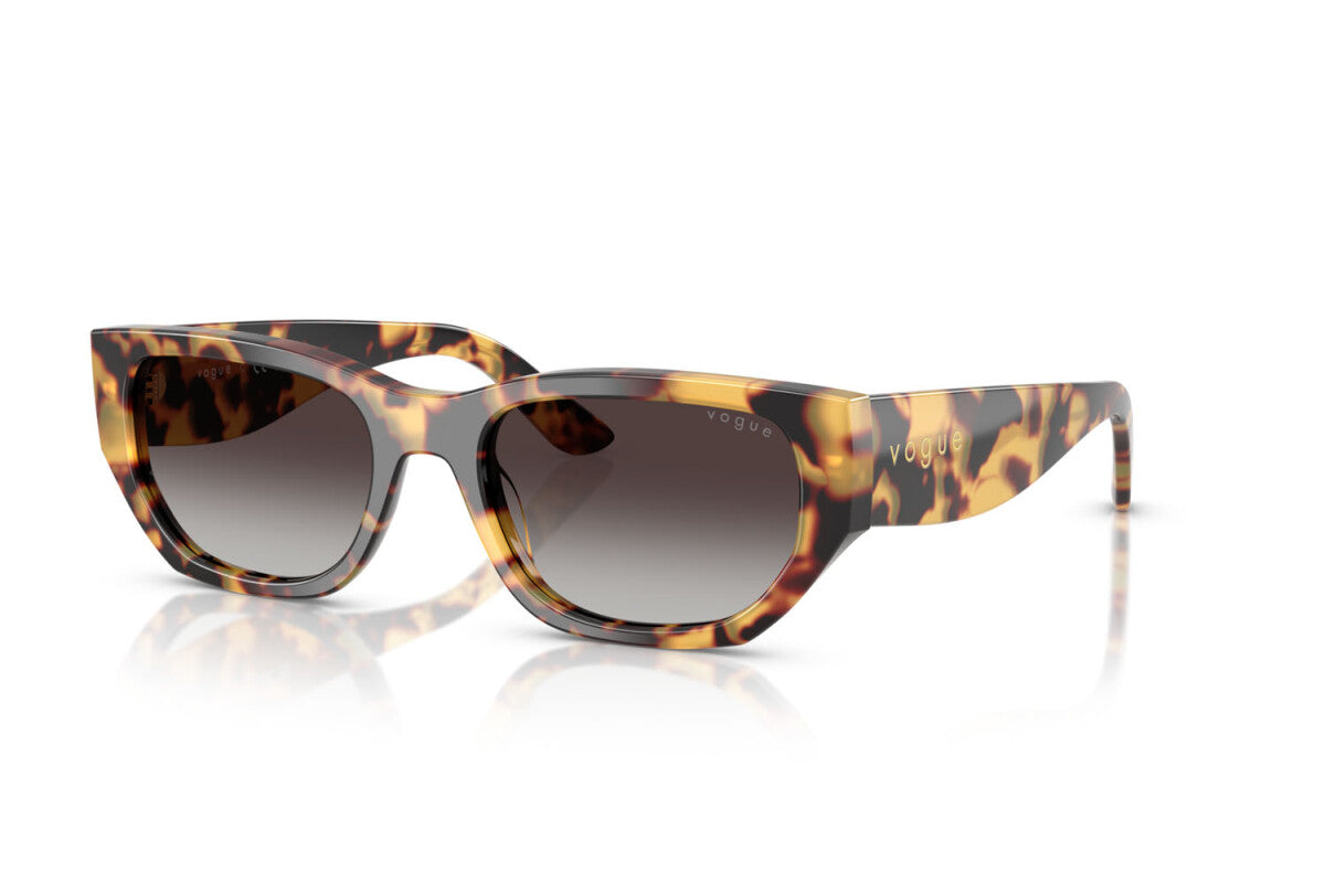 VOGUE - 260587 TARTARUGA GIALLA | OCCHIALE DA SOLE DONNA - VO 5585S TAGLIA 53