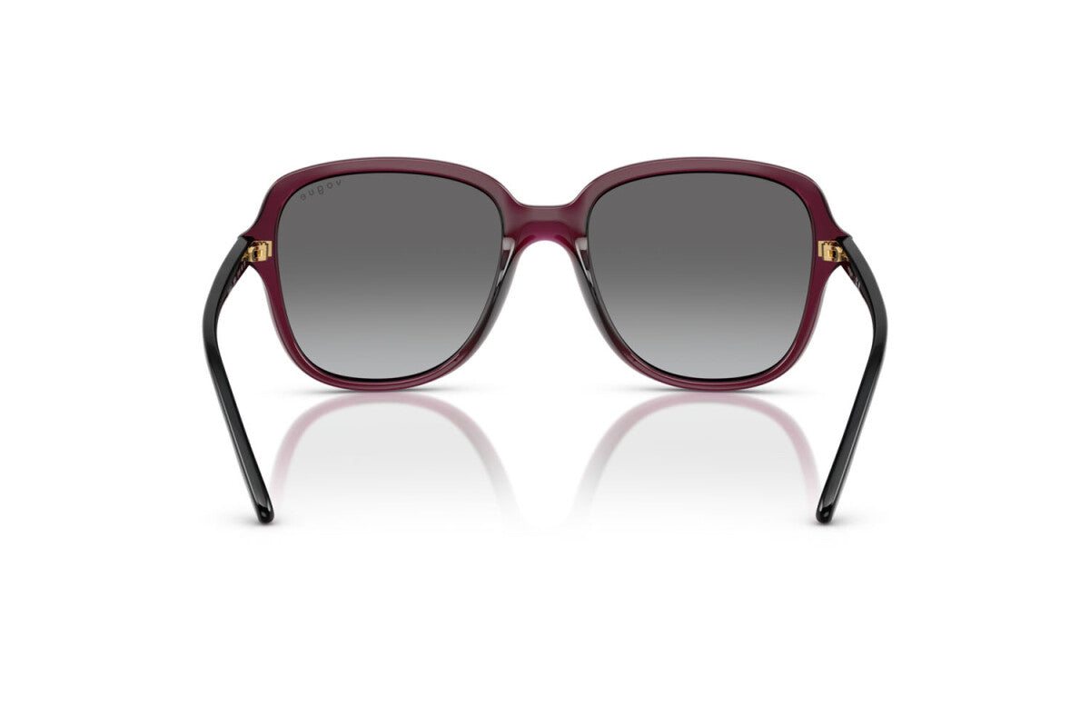 VOGUE - 298911 CILIEGIA TRASPARENTE | OCCHIALE DA SOLE DONNA - VO 5601S TAGLIA 53