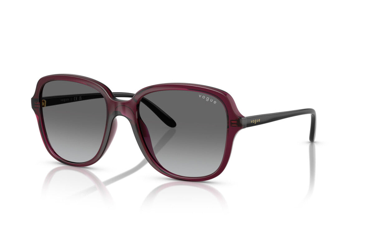 VOGUE - 298911 CILIEGIA TRASPARENTE | OCCHIALE DA SOLE DONNA - VO 5601S TAGLIA 53