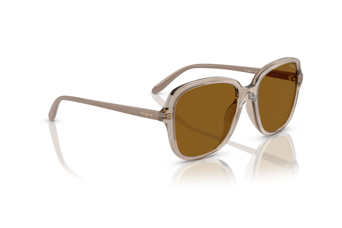 VOGUE - 299083 CARAMELLO TRASPARENTE | OCCHIALE DA SOLE DONNA - VO 5601S TAGLIA 53
