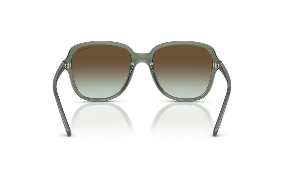 VOGUE - 3086E8 VERDE GERMANO REALE TRASPARENTE | OCCHIALE DA SOLE DONNA - VO 5601S TAGLIA 53