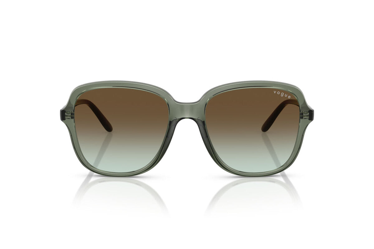 VOGUE - 3086E8 VERDE GERMANO REALE TRASPARENTE | OCCHIALE DA SOLE DONNA - VO 5601S TAGLIA 53