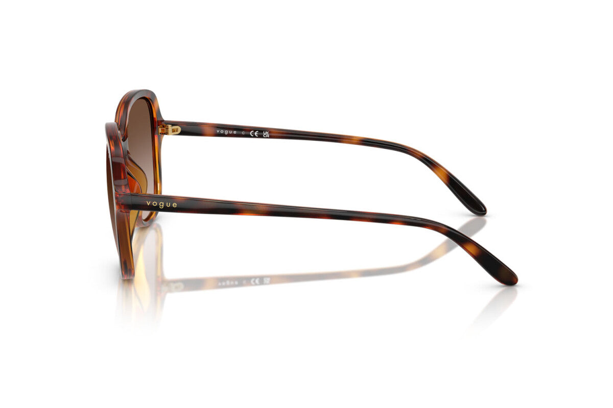 VOGUE - W65613 AVANA SCURA | OCCHIALE DA SOLE DONNA - VO 5601S TAGLIA 53