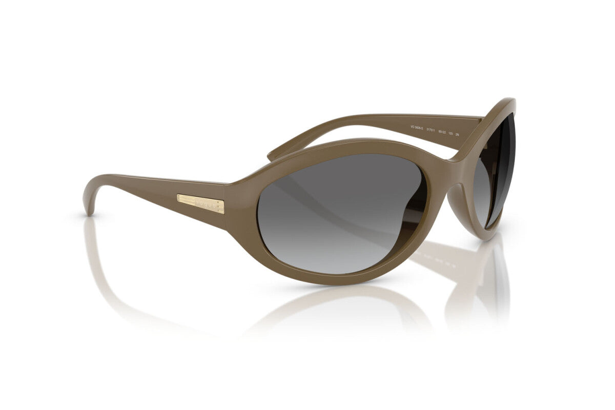 VOGUE - 317511 MARRONE PIENO | OCCHIALE DA SOLE DONNA - VO 5606S TAGLIA 65