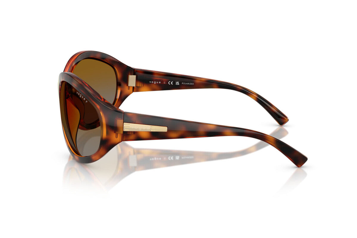 VOGUE - W656T5 AVANA SCURA | OCCHIALE DA SOLE DONNA - VO 5606S TAGLIA 65