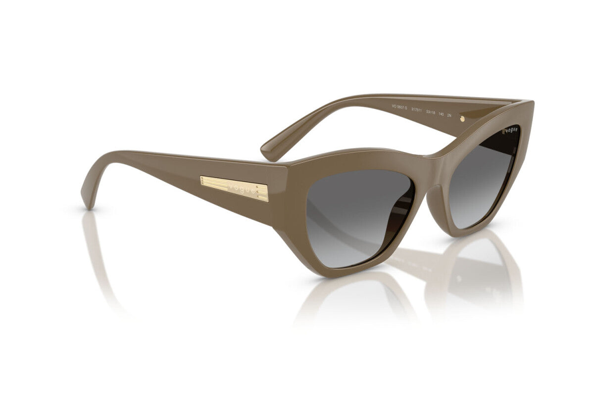 VOGUE - 317511 MARRONE PIENO | OCCHIALE DA SOLE DONNA - VO 5607S TAGLIA 53
