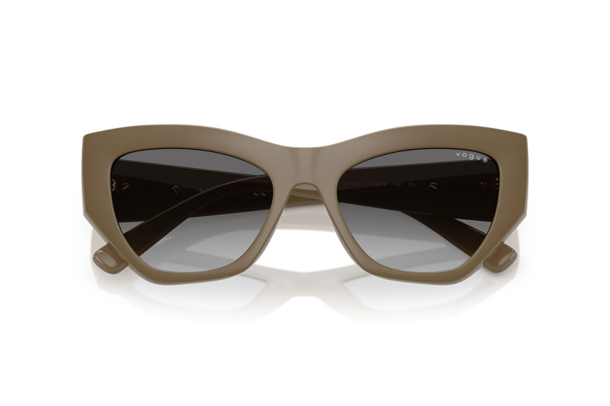 VOGUE - 317511 MARRONE PIENO | OCCHIALE DA SOLE DONNA - VO 5607S TAGLIA 53