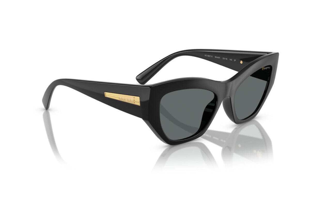 VOGUE - W44/81 NERO | OCCHIALE DA SOLE DONNA - VO 5607S TAGLIA 53