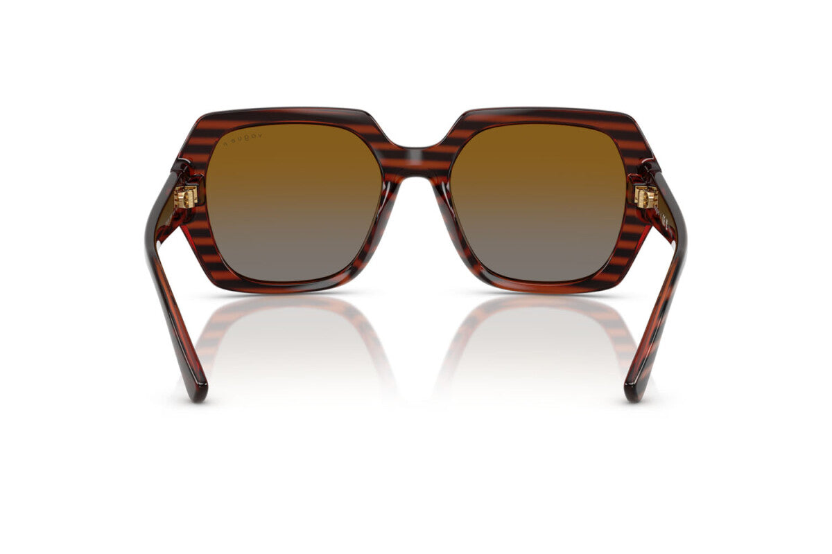 VOGUE - 2571T5 AVANA MARRONE STRIATO | OCCHIALE DA SOLE DONNA - VO 5612SB TAGLIA 55