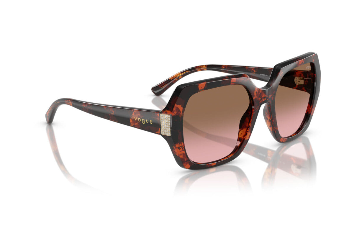 VOGUE - 318014 AVANA ROSSA | OCCHIALE DA SOLE DONNA - VO 5612SB TAGLIA 55