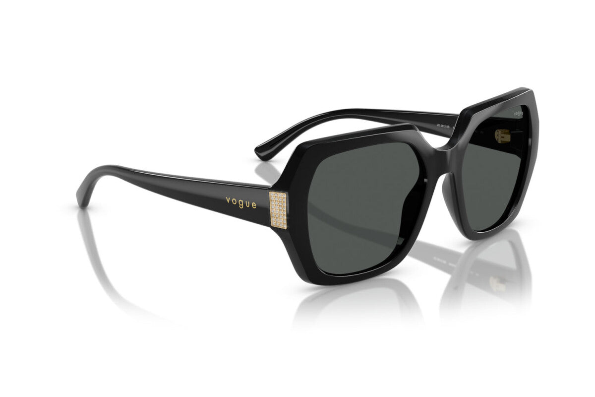 VOGUE - W44/87 NERO | OCCHIALE DA SOLE DONNA - VO 5612SB TAGLIA 55