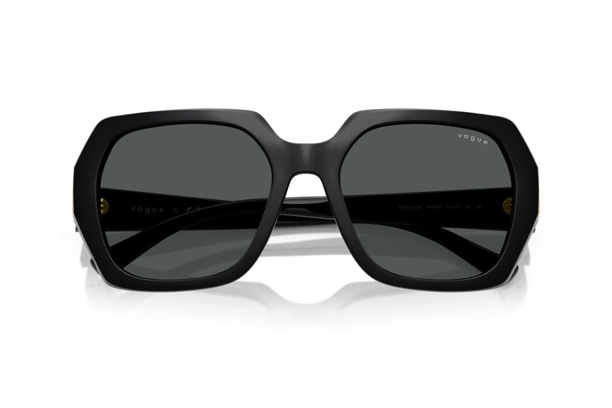 VOGUE - W44/87 NERO | OCCHIALE DA SOLE DONNA - VO 5612SB TAGLIA 55