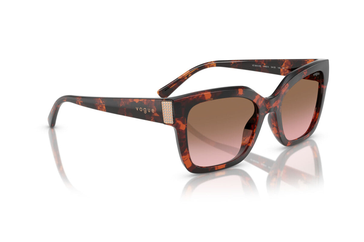 VOGUE - 318014 AVANA ROSSA | OCCHIALE DA SOLE DONNA - VO 5613SB TAGLIA 54