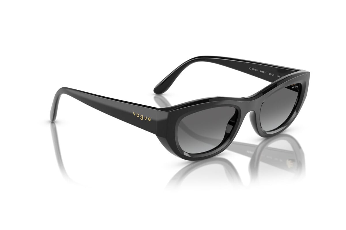 VOGUE - W44/11 NERO | OCCHIALE DA SOLE DONNA - VO 5616S TAGLIA 51