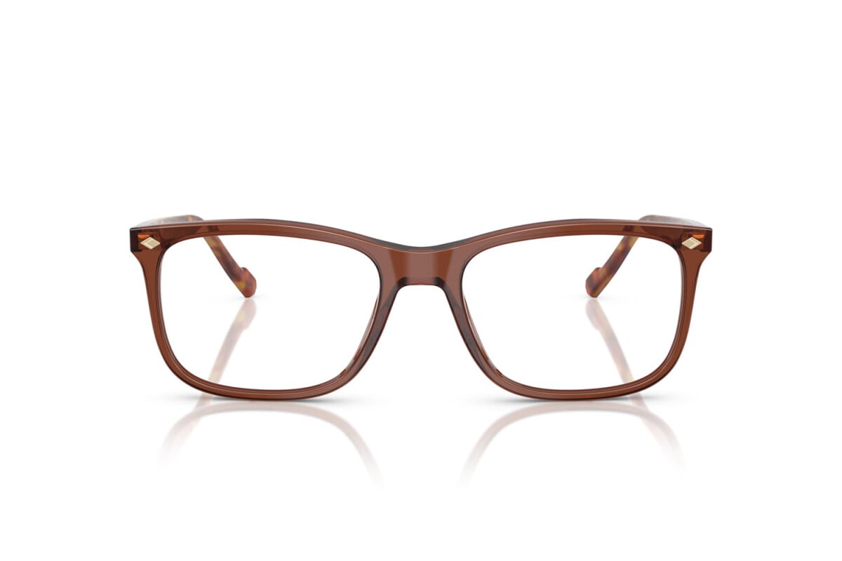 VOGUE - 3202 MARRONE TRASPARENTE | OCCHIALE DA VISTA UOMO - VO 5617 TAGLIA 53