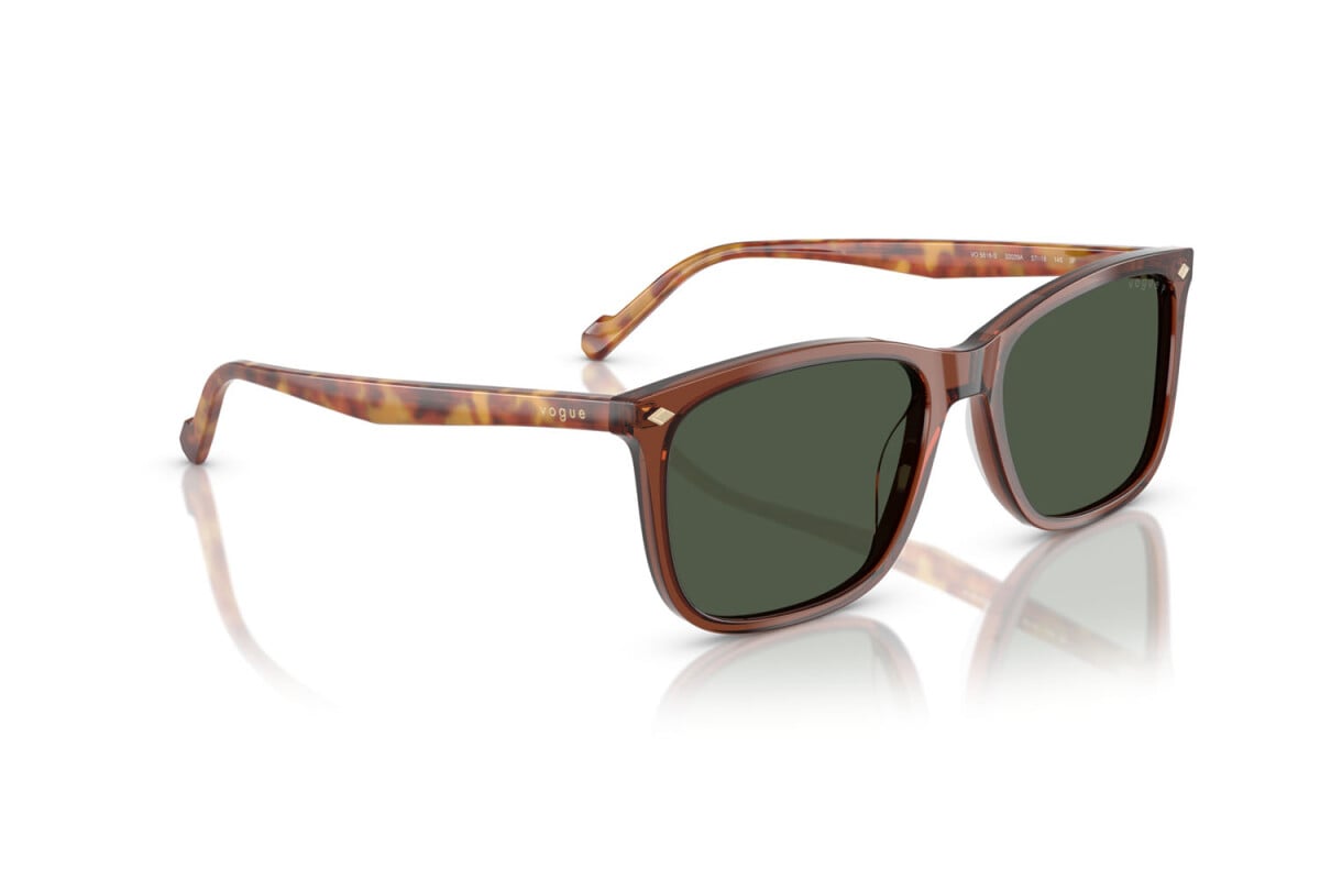 VOGUE - 32029A MARRONE TRASPARENTE | OCCHIALE DA SOLE UOMO - VO 5618S TAGLIA 57