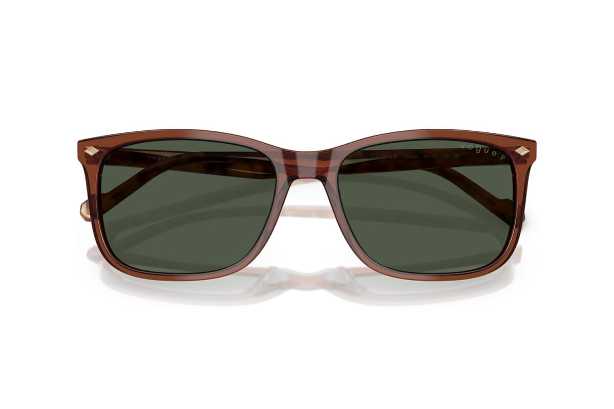 VOGUE - 32029A MARRONE TRASPARENTE | OCCHIALE DA SOLE UOMO - VO 5618S TAGLIA 57