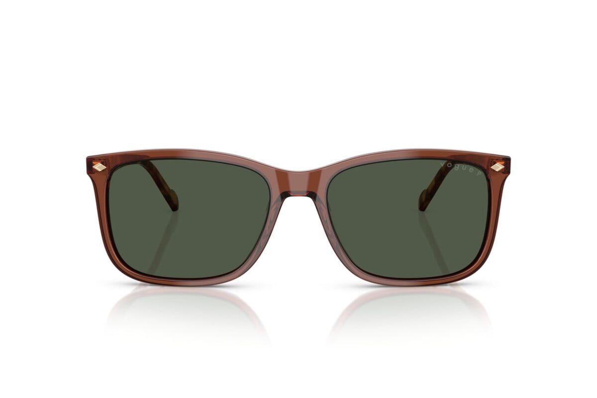 VOGUE - 32029A MARRONE TRASPARENTE | OCCHIALE DA SOLE UOMO - VO 5618S TAGLIA 57