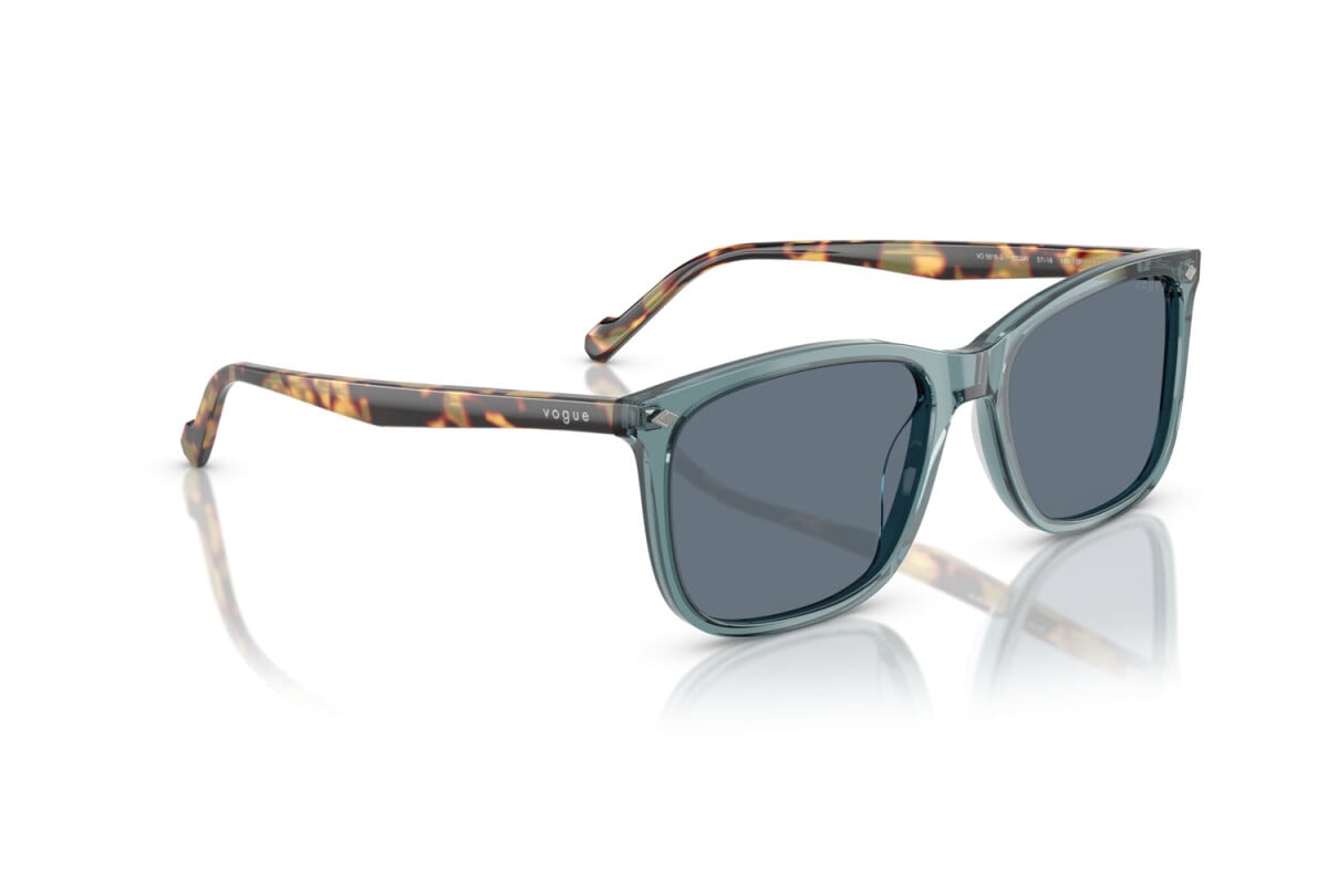 VOGUE - 32034Y PETROLIO TRASPARENTE | OCCHIALE DA SOLE UOMO - VO 5618S TAGLIA 57