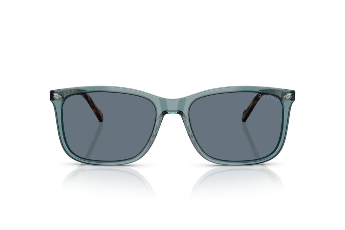 VOGUE - 32034Y PETROLIO TRASPARENTE | OCCHIALE DA SOLE UOMO - VO 5618S TAGLIA 57
