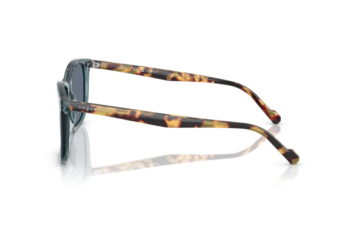 VOGUE - 32034Y PETROLIO TRASPARENTE | OCCHIALE DA SOLE UOMO - VO 5618S TAGLIA 57