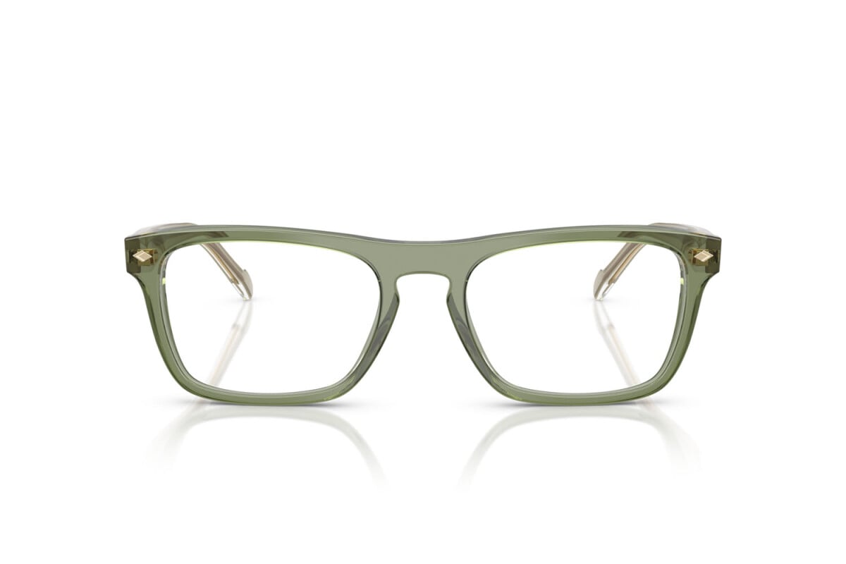 VOGUE - 3187 VERDE TRASPARENTE | OCCHIALE DA VISTA UOMO - VO 5619 TAGLIA 52