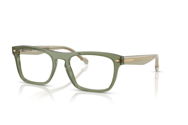 VOGUE - 3187 VERDE TRASPARENTE | OCCHIALE DA VISTA UOMO - VO 5619 TAGLIA 54