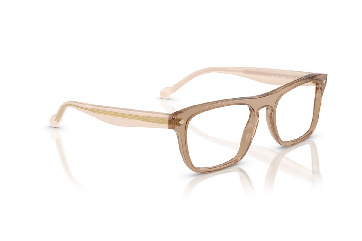 VOGUE - 3189 MARRONE TRASPARENTE | OCCHIALE DA VISTA UOMO - VO 5619 TAGLIA 54