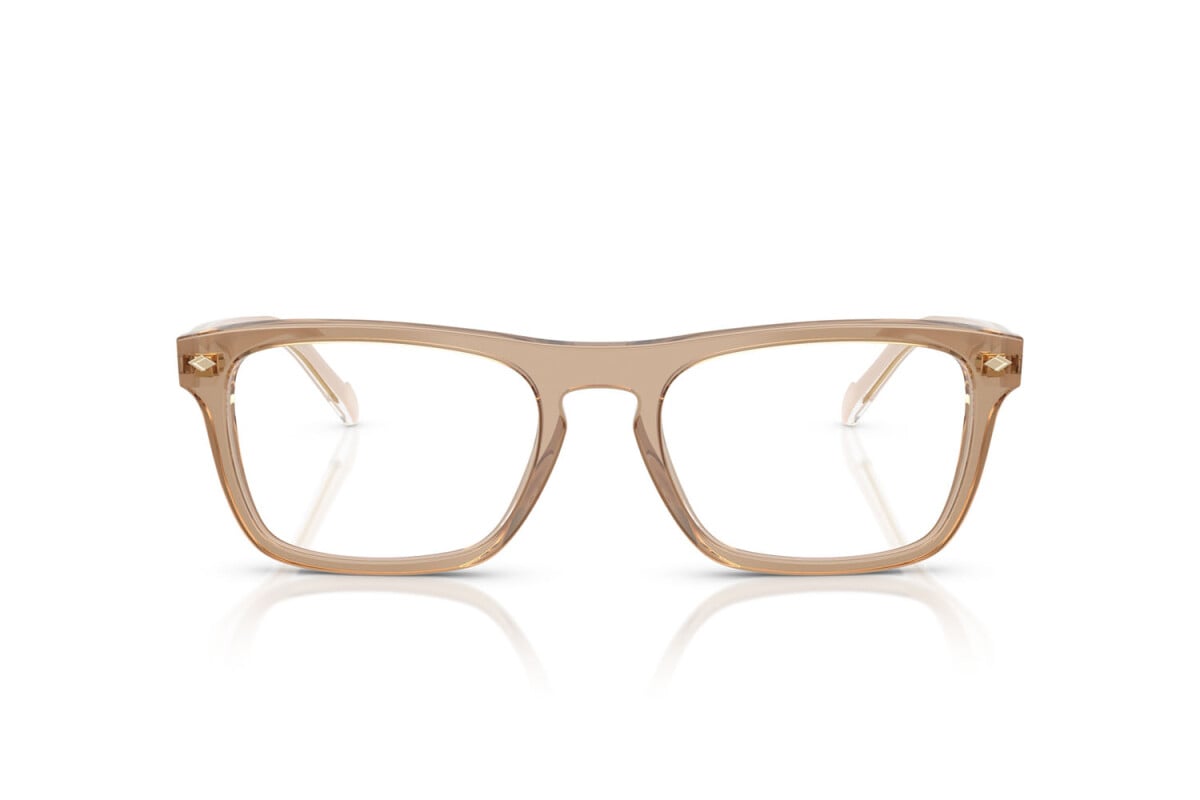 VOGUE - 3189 MARRONE TRASPARENTE | OCCHIALE DA VISTA UOMO - VO 5619 TAGLIA 54