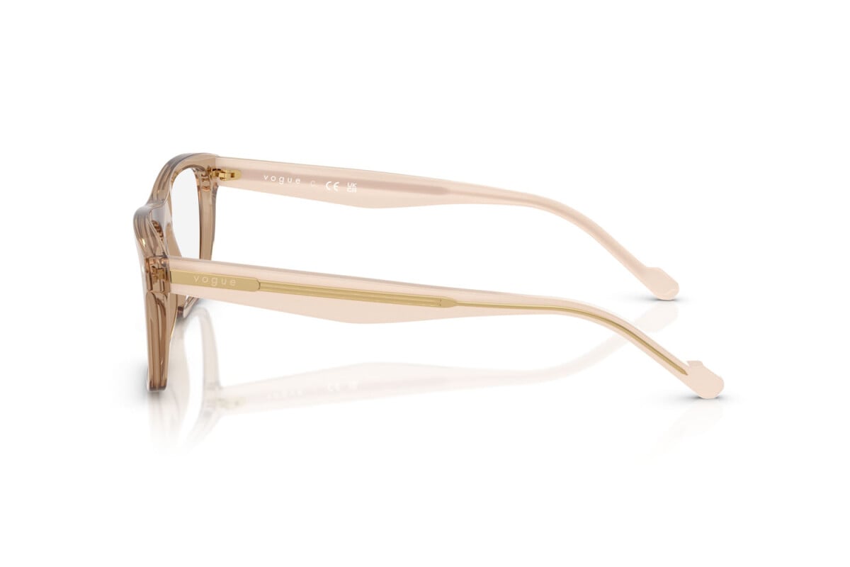 VOGUE - 3189 MARRONE TRASPARENTE | OCCHIALE DA VISTA UOMO - VO 5619 TAGLIA 54