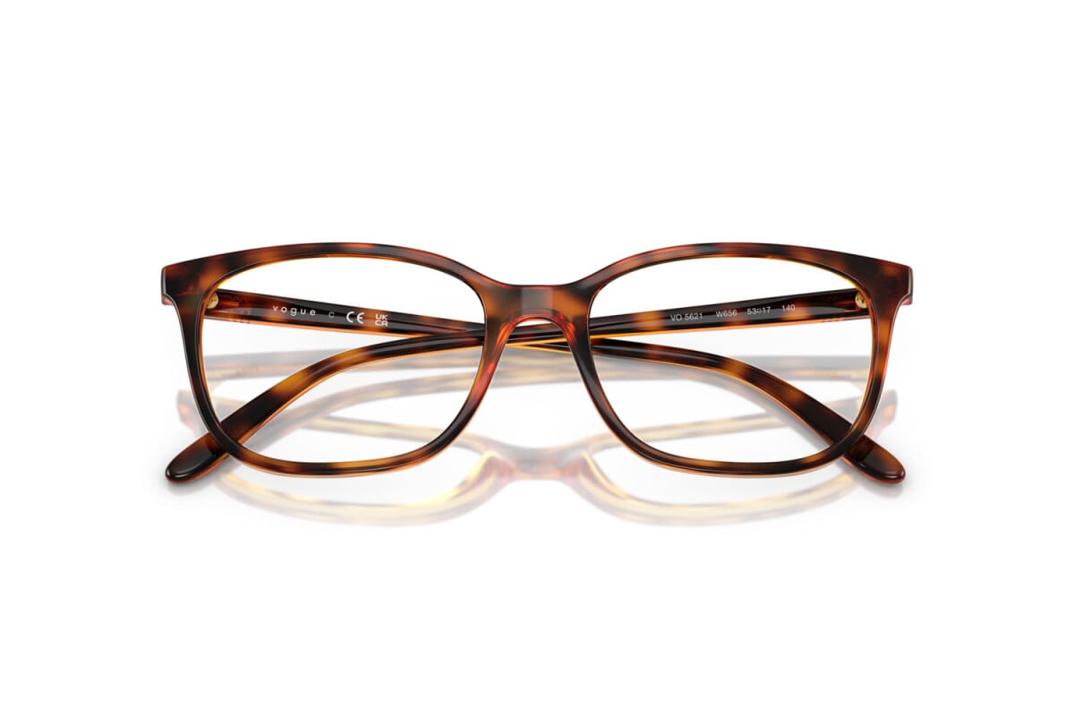 VOGUE - W656 AVANA SCURA | OCCHIALE DA VISTA DONNA - VO 5621 TAGLIA 51
