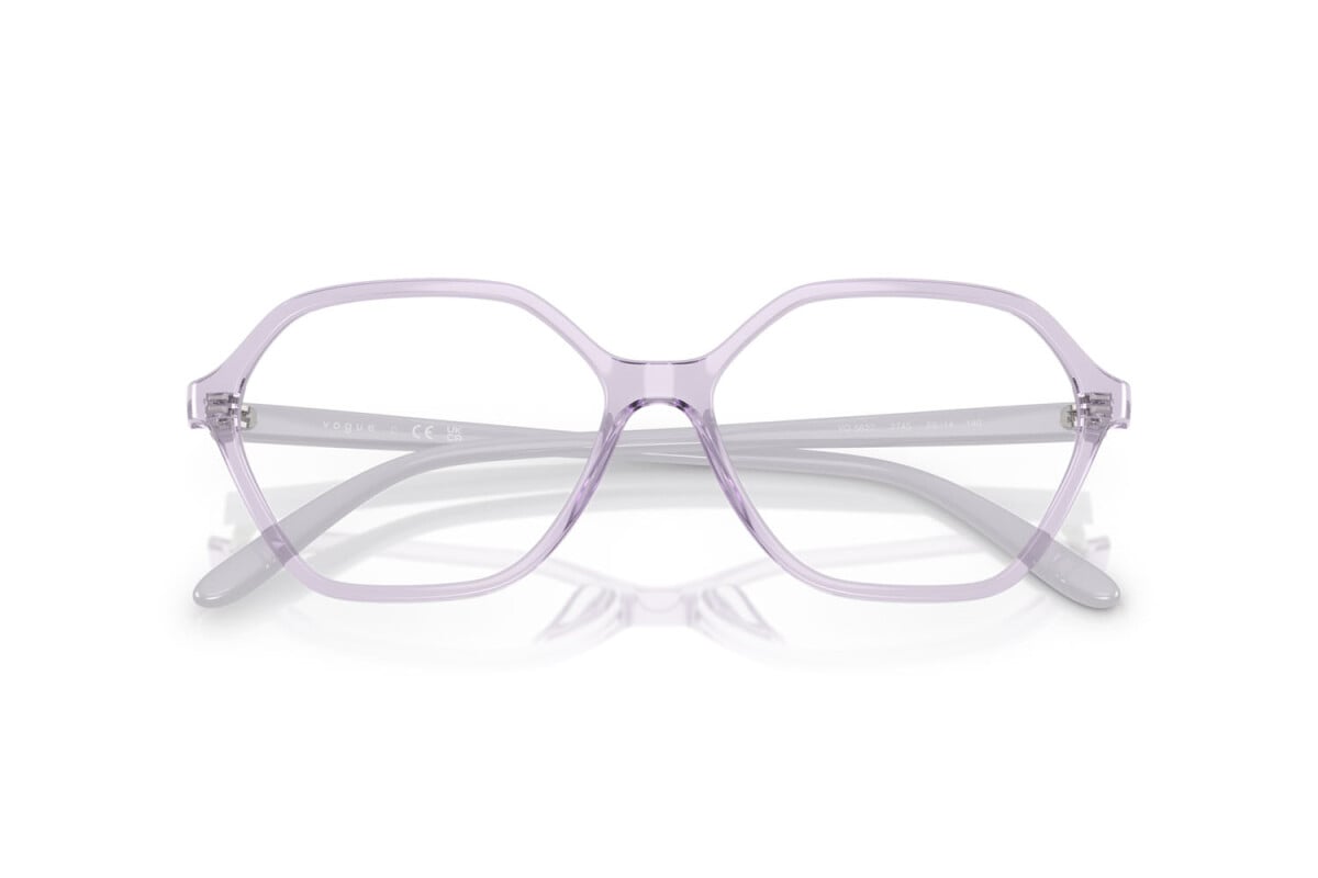VOGUE - 2745 VIOLA TRASPARENTE | OCCHIALE DA VISTA DONNA - VO 5622 TAGLIA 53