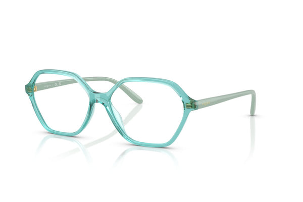 VOGUE - 3192 TURCHESE TRASPARENTE | OCCHIALE DA VISTA DONNA - VO 5622 TAGLIA 55